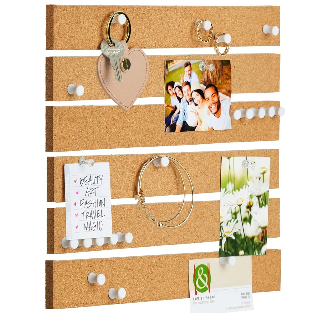 Office Furniture Online - แผ่นไม้ก๊อก30ซม. 1ชิ้นมีกาวในตัวแผ่นไม้ก๊อกสำหรับติดผนังโต๊ะบ้านสำนักงานห้องนอนสำหรับแปะบันทึกภาพถ่ายตารางเวลา