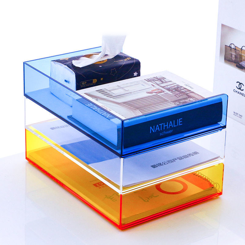ถาดใส่เอกสารอะคริลิคสำหรับจัดร - Desktop Filing Tray บทวิจารณ์และราคา