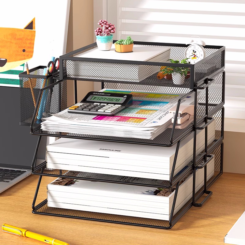 สํานักงาน A4 กระดาษโต๊ะ Organi - Desktop Filing Tray บทวิจารณ์และราคา
