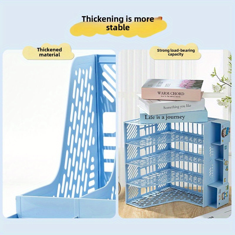 ชั้นวางหนังสือแบบหนา 1 ชิ้น |  - Desktop Filing Tray บทวิจารณ์และราคา