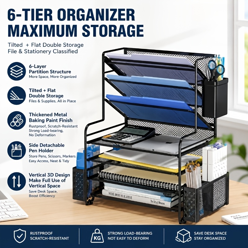 กล่องเก็บของบนโต๊ะทำงาน, ที่จั - Desktop Filing Tray บทวิจารณ์และราคา