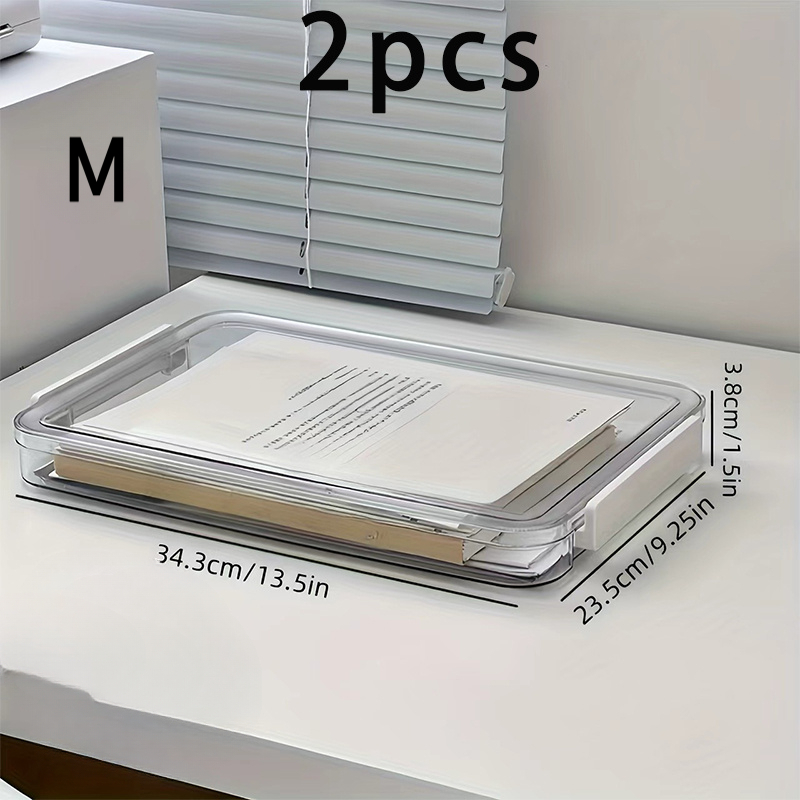 ชุดกล่องเก็บเอกสาร A4 2 แพ็ค ก - Binder Storage Box บทวิจารณ์และราคา