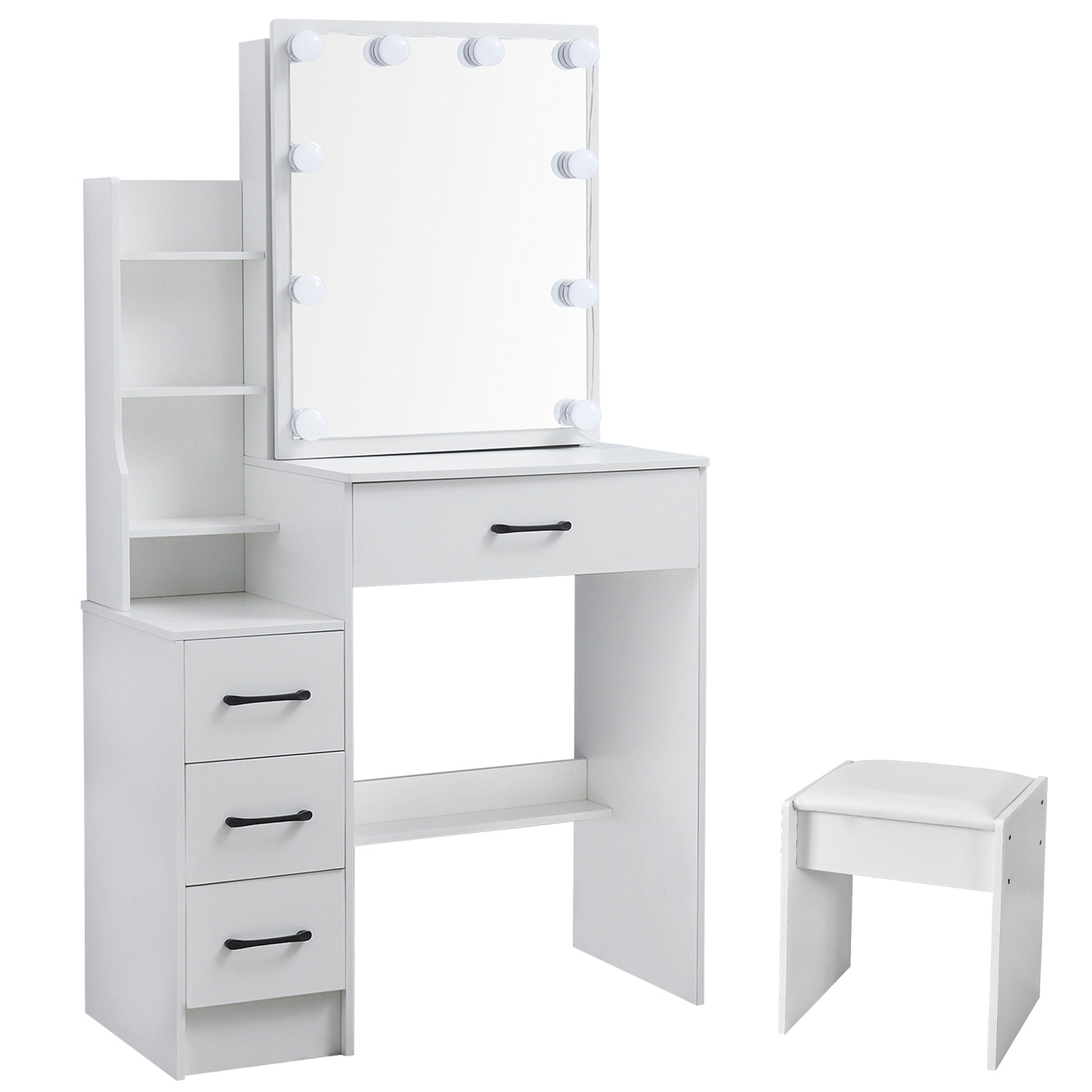 ชุดโต๊ะเครื่องแป้ง LED พร้อมกร - Office Furniture Credenza บทวิจารณ์และราคา
