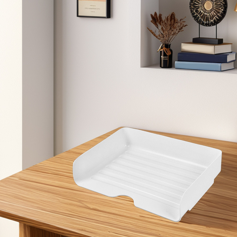 ถาดจัดระเบียบโต๊ะทำงานแบบใส 4  - Desktop Filing Tray บทวิจารณ์และราคา