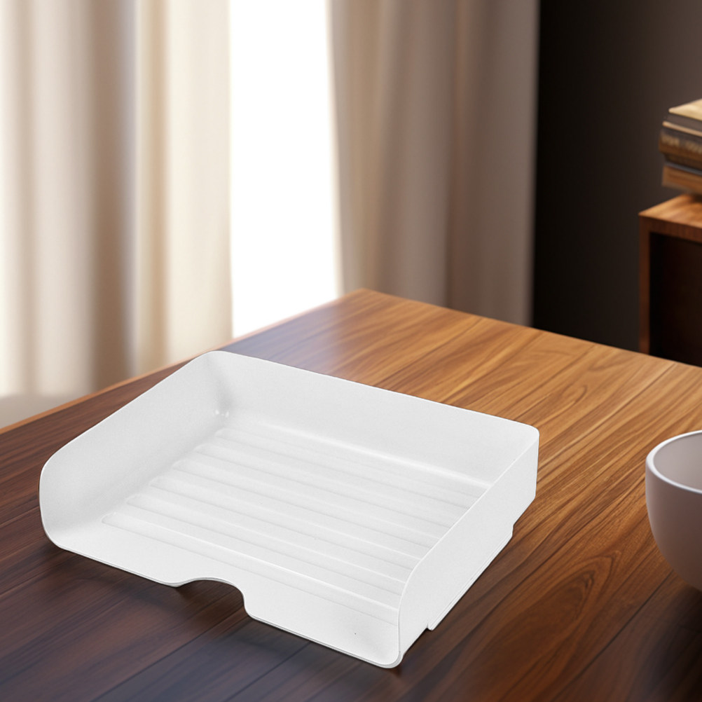 ถาดจัดระเบียบโต๊ะทำงานแบบใส 4  - Desktop Filing Tray บทวิจารณ์และราคา
