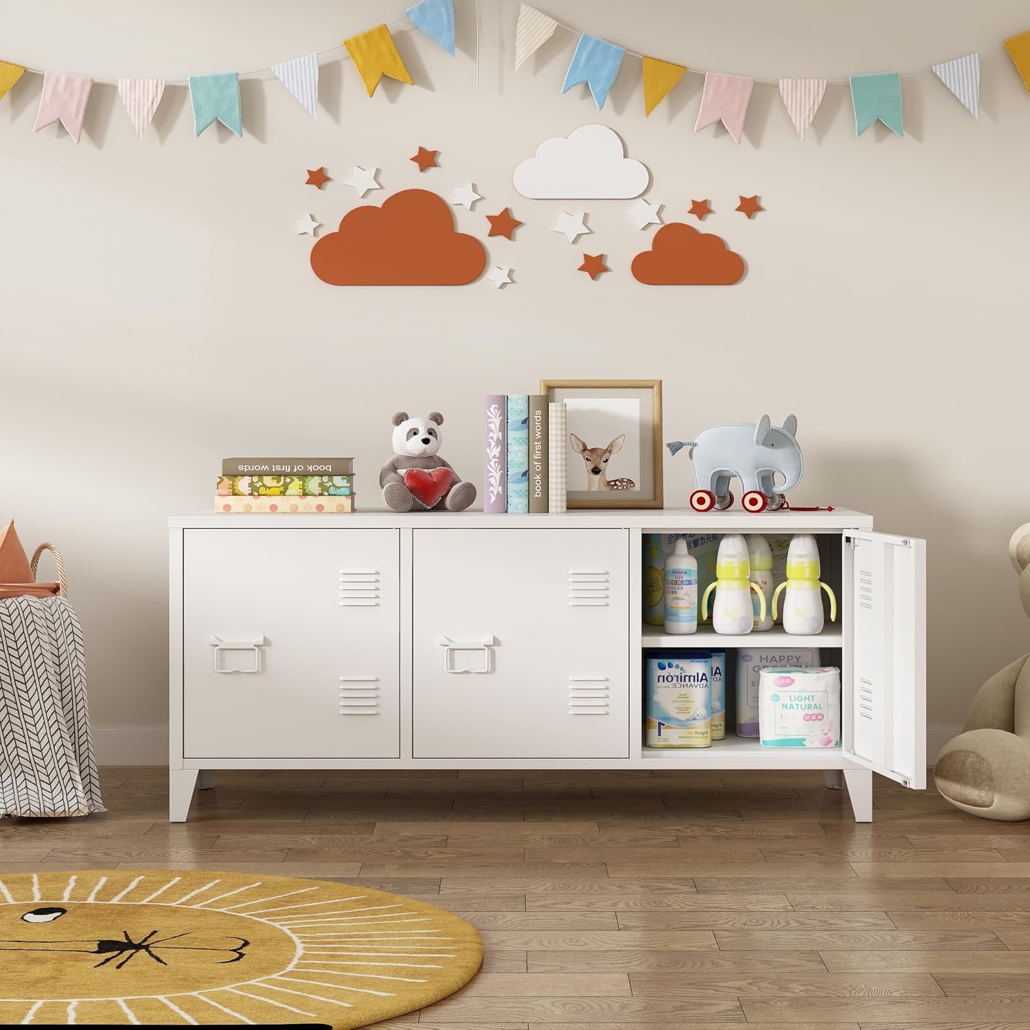 ศูนย์รวมความบันเทิงพร้อมชั้นวา - Office Furniture Credenza บทวิจารณ์และราคา